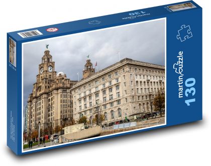 Liverpool, Royal Liver Building - Puzzle 130 pieces, size 28.7x20 cm 
