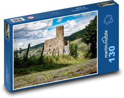Hrad, zřícenina - Puzzle 130 dílků, rozměr 28,7x20 cm
