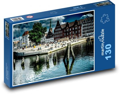 Nemecko - Lübeck - Puzzle 130 dielikov, rozmer 28,7x20 cm 