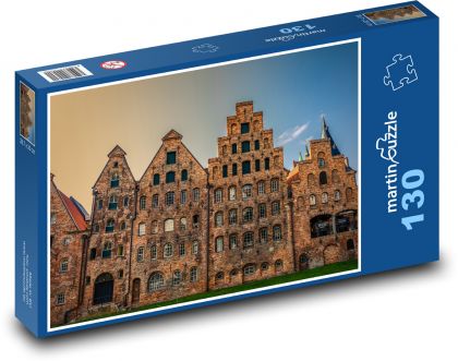 Německo - Lübeck - Puzzle 130 dílků, rozměr 28,7x20 cm