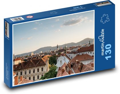Austria - Graz - Puzzle 130 elementów, rozmiar 28,7x20 cm