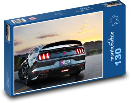 Car - American dream - Puzzle 130 pieces, size 28.7x20 cm 