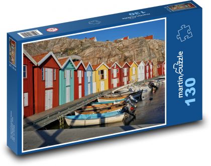 Švédsko - Smögen - Puzzle 130 dielikov, rozmer 28,7x20 cm 