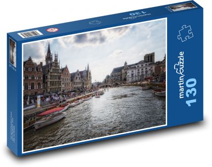 Holandia - Amsterdam - Puzzle 130 elementów, rozmiar 28,7x20 cm