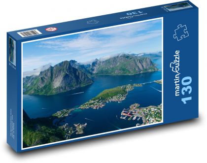 Norway - Fjords - Puzzle 130 pieces, size 28.7x20 cm 