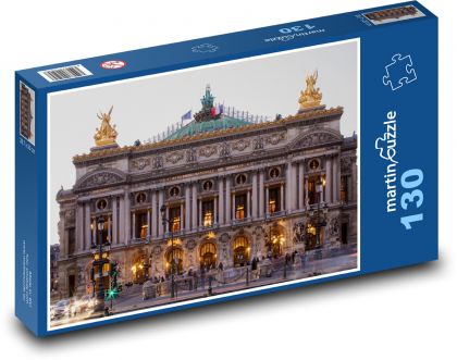 Paříž Opera Garnier - puzzle 130 dílků