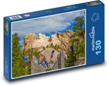 USA - Mount Rushmore Puzzle 130 elementów - 28,7x20 cm