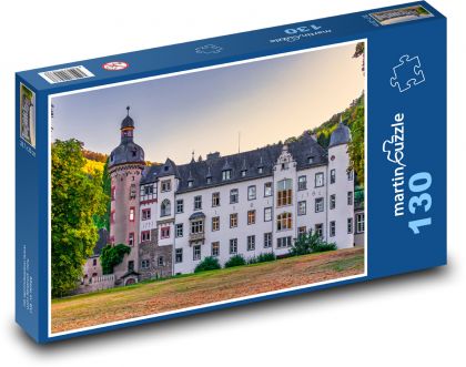Německo - zámek Namedy - Puzzle 130 dílků, rozměr 28,7x20 cm