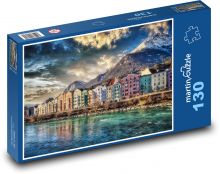Rakousko - Innsbruck Puzzle 130 dílků - 28,7 x 20 cm