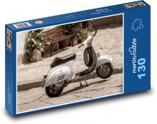 Skútr - Vespa Puzzle 130 dílků - 28,7 x 20 cm