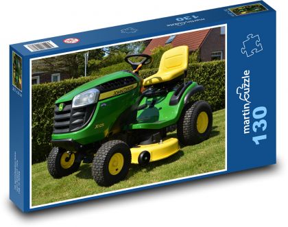 Garden Tractor - Puzzle 130 pieces, size 28.7x20 cm 