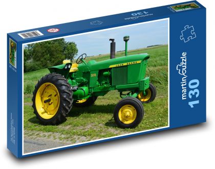 Traktor - John Deere - Puzzle 130 dílků, rozměr 28,7x20 cm