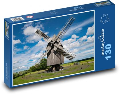 Windmill - Puzzle 130 pieces, size 28.7x20 cm 