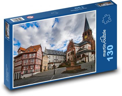 Německo - Aschaffenburg  - Puzzle 130 dílků, rozměr 28,7x20 cm