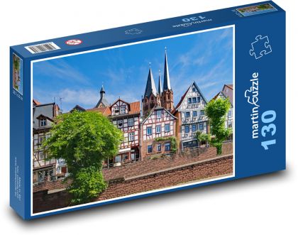 Německo - Gelnhausen - Puzzle 130 dílků, rozměr 28,7x20 cm