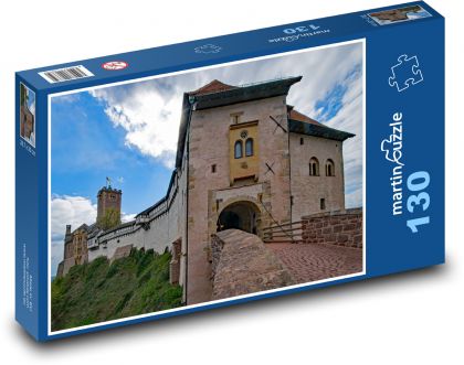 Hrad Wartburg - Puzzle 130 dílků, rozměr 28,7x20 cm