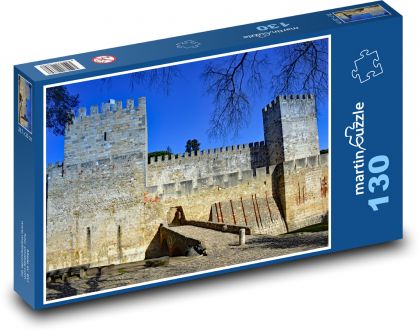 Lisabon, pevnosť - Puzzle 130 dielikov, rozmer 28,7x20 cm 