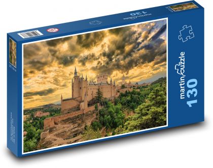 Hrad - Alcazar De Segovia - puzzle 130 dílků