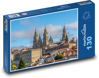 Santiago de Compostela - Puzzle 130 dielikov, rozmer 28,7x20 cm 