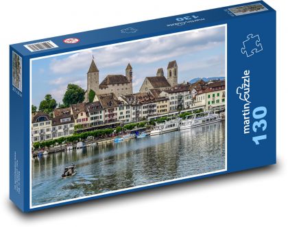 Švýcarsko - Rapperswil - Puzzle 130 dílků, rozměr 28,7x20 cm