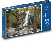 Wodospad Gollina Puzzle 130 elementów - 28,7x20 cm