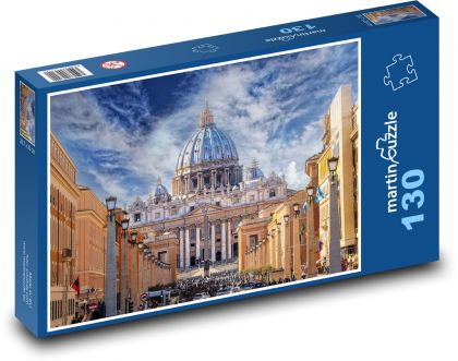 Itálie - Řím - Puzzle 130 dílků, rozměr 28,7x20 cm