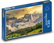 Příroda, hory, les Puzzle 130 dílků - 28,7 x 20 cm