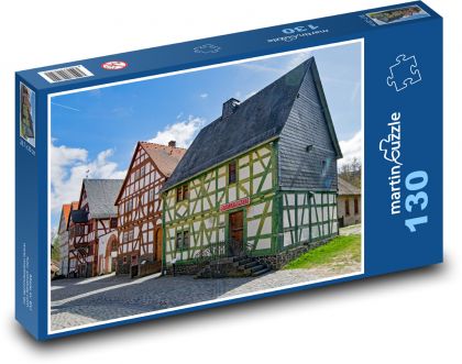 Německo - Hesse - Puzzle 130 dílků, rozměr 28,7x20 cm