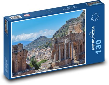 Itálie - Sicílie - Puzzle 130 dílků, rozměr 28,7x20 cm