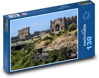Turecko - Aspendos - Puzzle 130 dielikov, rozmer 28,7x20 cm 