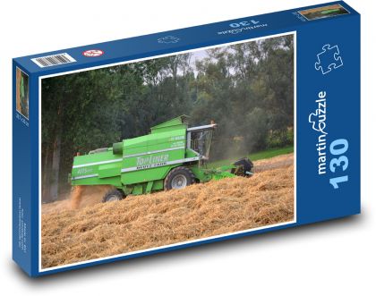 Combine harvester, harvest - Puzzle 130 pieces, size 28.7x20 cm 