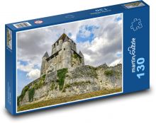 Středověká pevnost Puzzle 130 dílků - 28,7 x 20 cm
