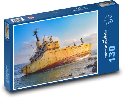 Wreck, ship - Puzzle 130 pieces, size 28.7x20 cm 