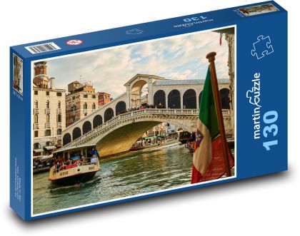 Taliansko - Benátky - Puzzle 130 dielikov, rozmer 28,7x20 cm 