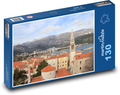 Černá Hora - Kotor - Puzzle 130 dílků, rozměr 28,7x20 cm