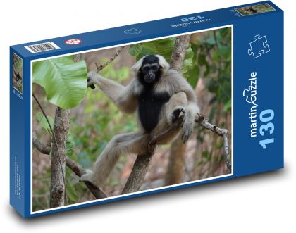 Džungľa - opice - Puzzle 130 dielikov, rozmer 28,7x20 cm 