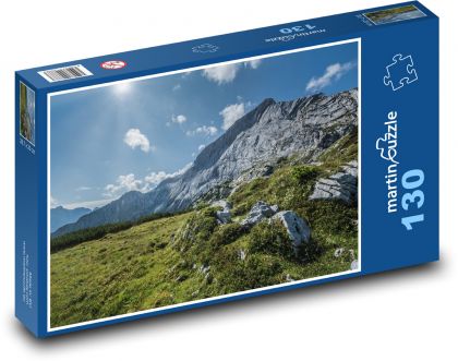 Górska przyroda - Puzzle 130 elementów, rozmiar 28,7x20 cm