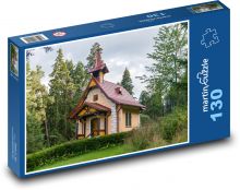 Kostel v lese Puzzle 130 - 28,7x20 cm