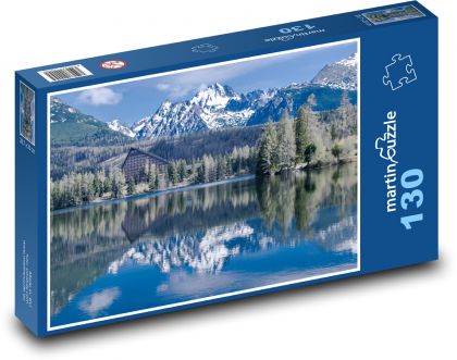 Slovensko - Štrbské Pleso - Puzzle 130 dílků, rozměr 28,7x20 cm