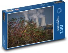 Růže šípková, elektrárna Puzzle 130 - 28,7x20 cm