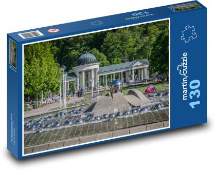 Spa - kolumnada - Puzzle 130 elementów, rozmiar 28,7x20 cm