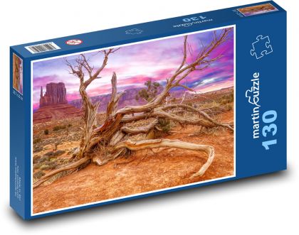 Monument Valley - Puzzle 130 dílků, rozměr 28,7x20 cm