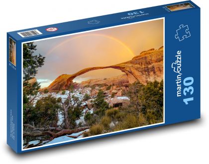 Národní Park Arches  - Utah - Puzzle 130 dílků, rozměr 28,7x20 cm