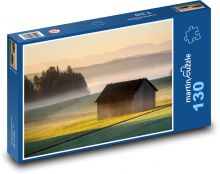 Stodola na samotě Puzzle 130 dílků - 28,7 x 20 cm