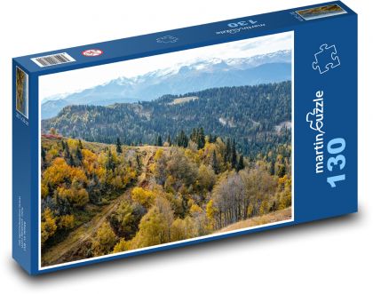 Podzimní krajina - Puzzle 130 dílků, rozměr 28,7x20 cm