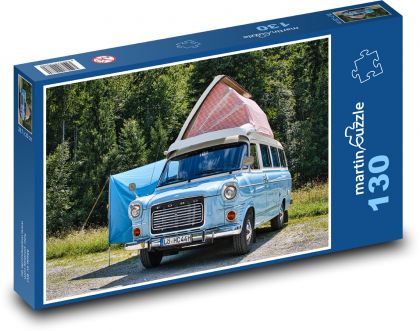 Ford Transit - obytný - Puzzle 130 dílků, rozměr 28,7x20 cm