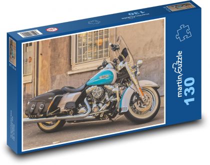 Harley Davidson - Puzzle 130 elementów, rozmiar 28,7x20 cm