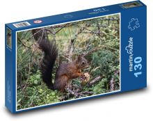 squirrel Puzzle 130 pieces - 28.7 x 20 cm 