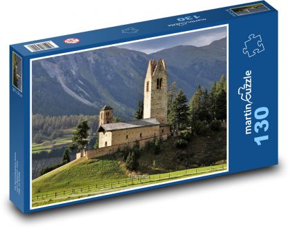 Church, ruins - Puzzle 130 pieces, size 28.7x20 cm 