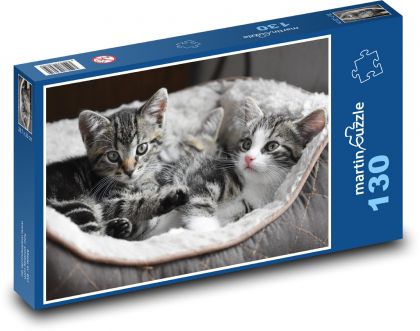 Koťata, koťátka - puzzle 130 dílků